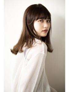 【宿里沙也香】内巻きワンカール×前髪流しstyle - tipi hair salon 香椎・千早掲載