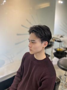 オススメショートセンターパーマ - Men's Salon SEVEN掲載