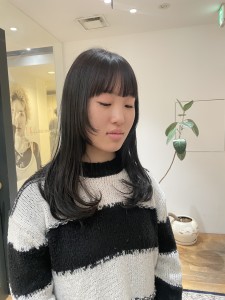 顔周りウルフ - CLEO hair international 八丁堀店掲載