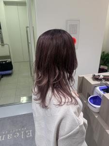 【まなみ】ブリーチ2回～ モーブパープル - Eleanor  spa&treatment池袋店掲載