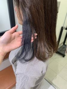 【まなみ】インナーカラー/ネイビー - Eleanor  spa&treatment池袋店掲載