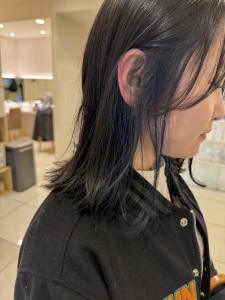 ☆ひっそりインナーカラー  コバルトブルー - marju銀座掲載