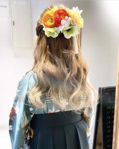 【hinari】#卒業式ヘア #ハーフアップ #袴 - MOON by KENJE掲載