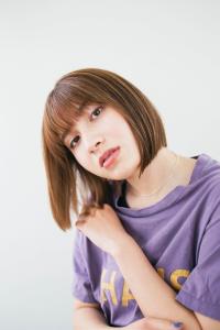 前髪ぱっつんイメチェンボブ/ショコラアッシュ/ヘルシースタイ - PISM GINZA 【ピズム ギンザ】掲載