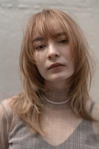 セクションカラー/ショコラアッシュ/ワイドバング - PISM GINZA 【ピズム ギンザ】掲載