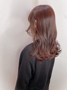 【MICHI 富田店　古作蓮】艶カラー　ブラウンカラー - HAIR MAKE MICHI 富田店掲載