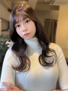 【pignon】韓国ヘア　シースルーバング　グレージュカラー - 髪質改善 SEPT. 天神大名掲載