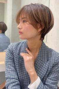 切りっぱなしボブエアリーロング美髪ピンクブラウン[大宮] - Lond enika 大宮掲載