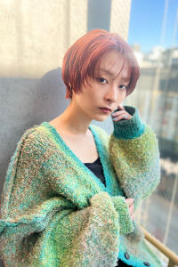 切りっぱなしボブエアリーロング美髪ピンクブラウン[大宮] - Lond enika 大宮掲載