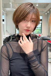 切りっぱなしボブエアリーロング美髪ピンクブラウン[大宮] - Lond enika 大宮掲載