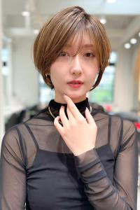 切りっぱなしボブエアリーロング美髪ピンクブラウン[大宮] - Lond enika 大宮掲載