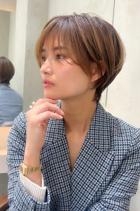 切りっぱなしボブエアリーロング美髪ピンクブラウン[大宮] - Lond enika 大宮掲載