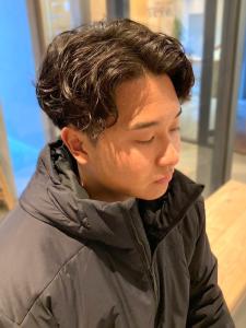 センターパート　アップバング　メンズショート　ツーブロック - Men's Salon bloc掲載