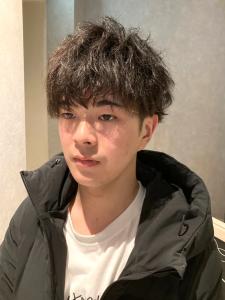 マッシュショート　ツイストスパイラルパーマ　ツーブロック - Men's Salon bloc掲載
