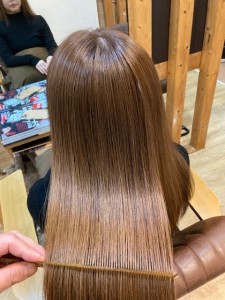 お客様髪質改善データ1075（ピンクベージュ） - Grand × AtlierDonguri掲載