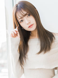 【BALMY なんば】ベージュ系でナチュラルストレート - 【完全個室サロン】BALMY by S.BROOM 難波店掲載