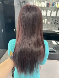 艶髪ワインレッドカラー - wixy掲載
