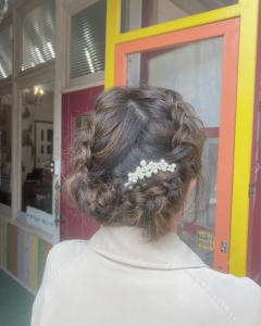 編み込みハイライトカラー - PORTA CARINA SALON掲載