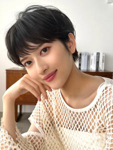 【La fith】丸みショート×シアーブラック - La fith hair SEnSE 広島袋町店掲載