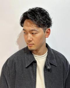 横浜メンズニュアンスパーマラフカールスペインカールヘア - ＣＲＥＡ能見台掲載