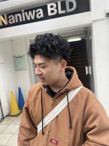 メンズショート×スパイラルパーマ - 【シェアサロン】REIR掲載
