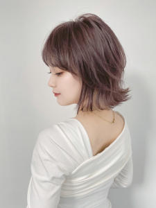 20代30代大人可愛い小顔ショートカット外ハネボブハイライト - Euphoria 銀座【ユーフォリア ギンザ】掲載