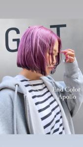 人気デザインカラー　エンドカラー　 カシスピンク　アポロ - marju銀座掲載