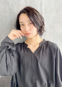 【リーニア 長浜】20代30代40代　髪質改善×透明感ボブ - linha+n掲載