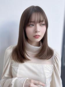 韓国ヘア似合わせレイヤーカット前髪顔周りカット大人美人 - Euphoria 銀座【ユーフォリア ギンザ】掲載