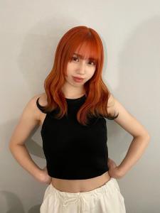 切りっぱなしボブ エアリーロング 美髪 ピンクブラウン - ARCANA 明治神宮前 表参道 原宿掲載