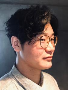 ニュアンスパーマ　ツーブロック　サイドパート - THIS IS BARBER掲載