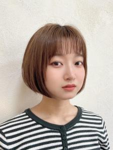 前髪あり大人ショートボブ20代30代40代表参道 - NATSUYA掲載