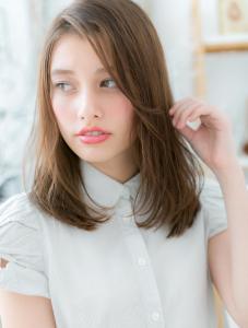 インナーカラーアシンメトリー小顔セミディ　ヘルシースタイル - mod's hair 越谷西口店【モッズヘア】掲載