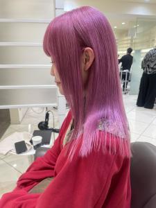 シャーベットピンク　ケアブリーチ - marju銀座掲載