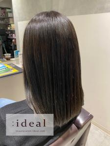 ハイライト履歴ありの縮毛矯正 - :ideal心斎橋店 ～髪質改善・白髪染め・ヘッドスパ～掲載