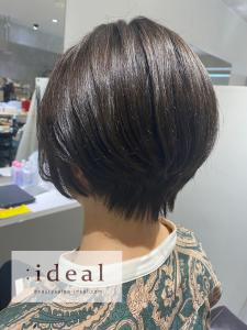 シルエットが綺麗にみえるくびれショート - :ideal心斎橋店 ～髪質改善・白髪染め・ヘッドスパ～掲載