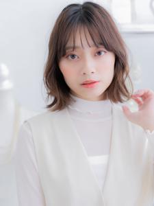 韓国風イヤリングカラー外ハネくびれボブディ　ボブパーマ - mod's hair 上尾【モッズヘア】上尾西口店掲載