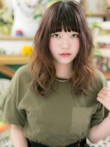 くせ毛風揺れるモテミディ♪×重め前髪　ぱっつん前髪 - COVER HAIR & SPA bliss【カバーヘア アンド スパ ブリス】浦和/浦和西口店掲載