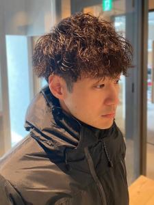 マッシュショート　ツーブロック　ツイストスパイラルパーマ - Men's Salon bloc掲載