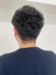 ビジネスショート　刈り上げ　ナチュラルパーマ - MENS SALON RUGGED 大野城店掲載