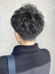 ニュアンスパーマ　刈り上げショート　ビジネスシスタイル - MENS SALON RUGGED 大野城店掲載