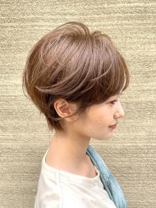 ambiente×ショート　ベージュ　ボブスタイル【坂根】 - ambiente掲載