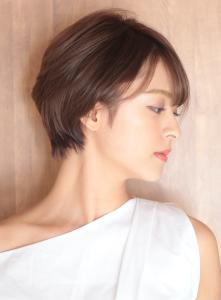 小顔美髪イメチェンピンクブラウン切りっぱなしボブショート - INCEPTION  GINZA 銀座掲載