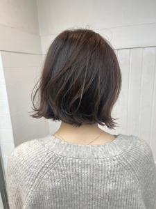 レイヤーワンレンボブグレーベージュアッシュ前髪パーマ渋谷 - Dijon 髪質改善×ダブルカラー×縮毛矯正 渋谷 原宿 表参道【ディジョン】掲載