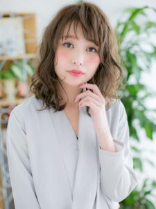 【仙台 loki】ミントアッシュ×ウェーブ巻きミディ - 仙台 美容室 loki 髪質改善 個室サロン4月 OPEN掲載