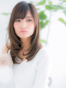 ショコラグレージュのオン眉ストカール♪ - 仙台 美容室 loki 髪質改善 個室サロン4月 OPEN掲載