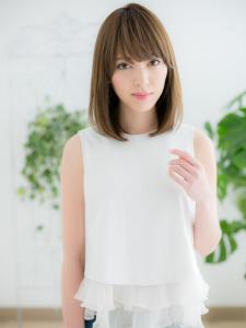 オン眉♪ペールカラーのワンカールボブ - 仙台 美容室 loki 髪質改善 個室サロン4月 OPEN掲載