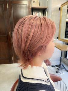 ウルフカット×ピンクカラー - Lourdes hair design掲載