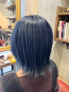 切りっぱなしボブ×ブルージュカラー - Lourdes hair design掲載