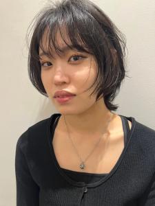 ウルフカット　顔周りレイヤー　ナチュラルブラウン - Ai WilL掲載